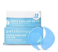 Patchology Serve Chilled On Ice Lot de 15 paires de patchs raffermissants sous les yeux avec peptides, huile de mûre et bakuchiol - Patchs hydrogel pour les cernes, les poches et les ridules - Idéal
