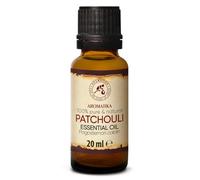 Patchouli Huile Essentielle 20ml - Pogostemon Cablin - Indonésie - Huile de Patchouli 100% Naturelle - Bonne pour Aromathérapie - Relaxation - Diffuseur Arômes - Lampe Aromatique