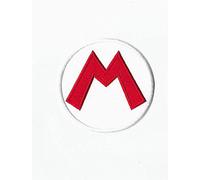 PatchPremium Écusson brodé à coudre ou à repasser Motif tête de frère Super Mario Bros Rouge