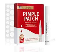 Patchs à boutons pour le visage, patch hydrocolloïde contre l'acné pour couvrir les boutons et les imperfections, stylo de sauvetage invisible pour couvrir et rétrécir rapidement l'acné