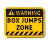 Patchs à dos militaire - Applique PVC pour sac à dos tactique et gilet cross training - Accessoire patch avec relief Box Jumps