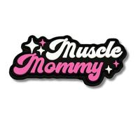 Patchs à dos militaire - Applique PVC pour sac à dos tactique et gilet cross training - Accessoire patch avec relief Muscle Mommy