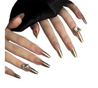 Patchs à ongles pour manucure Tempérament, blanc français, nude, détachable, pour manucure. (S)