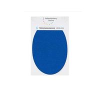 Patchs à repasser pour la réparation de vêtements de sport. 6 genouillères ou couettes de 13,9 x 9,3 cms. Color : bleu royal