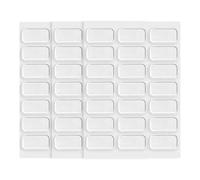 Patchs adhésifs à forte adhérence, décorations intérieures de voiture amovibles, autocollants de pare-brise lavables pour objets de collection, adhésif transparent de décoration de voiture