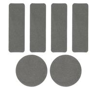Patchs Anti-Abrasion for talons, 10 ensembles, autocollants de réparation supérieure côté chaussure, chaussures sport pour chaussures de sport(Dark gray)
