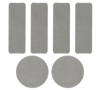 Patchs Anti-Abrasion for talons, 10 ensembles, autocollants de réparation supérieure côté chaussure, chaussures sport pour chaussures de sport(Light gray)
