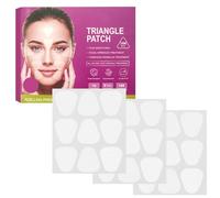 Patchs anti-rides pour le visage et le front, patchs anti-rides pour le front et le visage, ruban triangulaire pour lisser les rides autour des yeux et de la bouche - 144 pièces