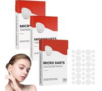 Patchs anti-verrues Microdarts Tag'gone, Patchs anti-verrues, Autocollants boutons pour le visage et la peau,acrochordons, de soin de la peau (3 boîte)