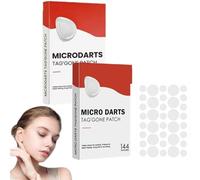Patchs anti-verrues Microdarts Tag'gone, Patchs anti-verrues, Autocollants boutons pour le visage et la peau,acrochordons, de soin de la peau (2 boîte)