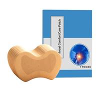 Patchs apaisants pour la gorge ergonomiques | Doux et respectueux de la peau, soulagement ciblé | 7 patchs par paquet