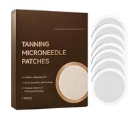 Patchs Autobronzants - 7 Pièces Sans Doux Et Longue Durée | Patchs Autobronzants,Pour Femmes Hommes Types De Peau, Bras Dos Poitrine Cou Jambes Mains Pieds, Spa Maison Voyage