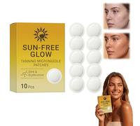Patchs Autobronzants à Micro-Darts PurevLab 2026, Hâle Doré Naturel Sans Soleil, Hydratation Profonde, pour Visage et Corps, Tous Types de Peaux (A-1Boxes)