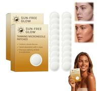 Patchs Autobronzants à Micro-Darts PurevLab 2026, Hâle Doré Naturel Sans Soleil, Hydratation Profonde, pour Visage et Corps, Tous Types de Peaux (B-2Boxes)