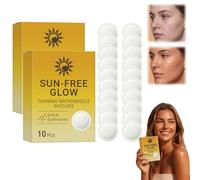 Patchs Autobronzants à Micro-Darts PurevLab 2026, Hâle Doré Naturel Sans Soleil, Hydratation Profonde, pour Visage et Corps, Tous Types de Peaux (A-2Boxes)