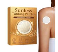 Patchs Autobronzants Éclat Sans Exposition Solaire Lot 7 Pièces Autocollant | Patch Autobronzant Pour les types de peau le visage et le corps soins de beauté hommes et f