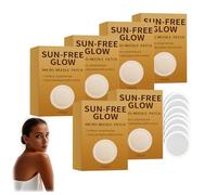 Patchs autobronzants Sun Free Glow, Patchs micro-aiguilles Sun Free Glow, Patchs de bronzage naturel pour femmes et hommes, Obtenez un bronzage rapide sans exposition au soleil, Convient à (6BOX)