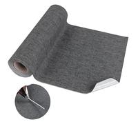 Patchs autocollants en tissu 20 cm x 10 m - Patchs autocollants en lin - Ensemble de réparation pour sièges de voiture - Patchs autocollants en tissu parfaits pour canapés, sièges de voiture, meubles