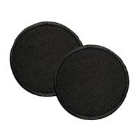 Patchs avec image personnalisée, dos thermocollant ou à coudre, logos ronds, badges imprimés personnalisés pour anniversaire et fêtes, étiquettes de chien (2)