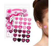 Patchs Boutons Visage Autocollants Cœur Dégradé Fins Respirants | Patchs Visage Anti-Boutons Pour Trajets Quotidiens École Salle de illes Ados Femmes