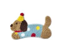 Patchs brodés en tissu éponge pour loisirs créatifs, pince à cheveux, bandeau, appliques pour chien, couvre-chefs, vêtements, décorations, accessoires de vêtements tendance