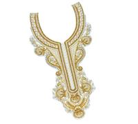 Patchs brodés pour robes de mariée à coudre de broderies Applications en dentelle brodées pour robes de soirée, robes de mariée, robes de col, accessoires de col