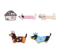 Patchs brodés thermocollants en tissu pour enfants, sacs à dos, chapeau, sac, couture, motif animal de dessin animé, pour vêtements