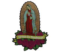 Patchs chrétiens Santa Maria de Guadalupe Vierge Marie Embrioderied Religion Harajuku Icône Badges pour Chemises Sacs Accessoires