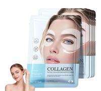 Patchs collagène pour les yeux gonflés et les cernes, à base de bio-collagène, de complexe peptidique et de vitamine C, hydratation en profondeur, pour tous les types de peau (5pcs)