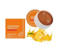 Patchs Contour Des Yeux À la Vitamine C - Améliore la Fermeté, Atténue Les Ridules, Réduit Les Cernes et Hydrate en Profondeur (30 Paires)(3pcs)
