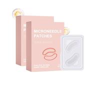 Patchs contour des yeux micro-perforés, masque à l'acide hyaluronique pour les cernes, masque hydratant anti-rides, hydratation longue durée, pour un soin raffermissant, doux et respectueux (2PCS)