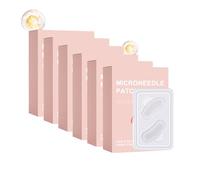 Patchs contour des yeux micro-perforés, masque à l'acide hyaluronique pour les cernes, masque hydratant anti-rides, hydratation longue durée, pour un soin raffermissant, doux et respectueux (6PCS)