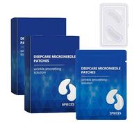 Patchs contour des yeux Microglow, soin hydratant et apaisant en profondeur, masque anti-rides, atténue les ridules et illumine, pour tous types de peau (2 Boxes)