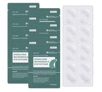 Patchs Contour Yeux Micros Aiguilles Dissolvantes, Lot De 8 Patchs Contour Yeux Nano Microaiguilles, Patch Antirides Pour Cernes Poches Sous Les Œil, Acide Hyaluronique Hydratant Patch Contours Yeuxs