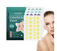 Patchs Contre L'acné - 112 Patchs Patch Bouton En Forme D'étoile | Patchs Anti-acné Hydrocolloïdes À L'huile D'arbre À Thé Calendula | Patch Couverture Absorbant L'acné 12 Mm Et 8 m