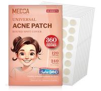 Patchs contre l'acné pour le visage - Pansements hydrocolloïdes (360) Patchs contre les boutons en 3 tailles universelles, Soin contre l'acné pour le visage et le patch contre