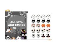 Patchs Contre Les Boutons Pour Le Visage,Disque Couvrant les Imperfections pour Halloween | Autocollants Respirants Fêtes Voyage Maison Nuit Quotidien