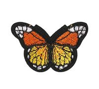 Patchs d’animaux brodés pour vêtements |Plume oiseau chien coudre sur appliques |Patchs de broderie DIY pour vestes/sacs/chapeaux |Décorations en tissu thermocollant (Butterfly cloth stickers 10