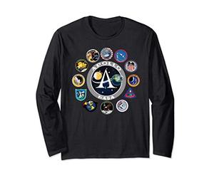 Patchs d'astronautes du programme Apollo de la NASA Manche Longue