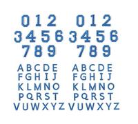 Patchs De Couture Lavables Avec Lettres Et Chiffres Fil À Broder Robuste Pour Vêtements D Patchs De Décoration Pour Vêtements 72 Pièces