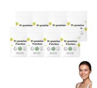 Patchs de dopamine Formule avancée - Patch d'équilibre pour l'équilibre émotionnel - Patchs de soutien à l'humeur et à la positivité, 30 patch végétaliens de soutien de l'humeur pour (8 sacs)
