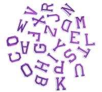 Patchs De Lettres Anglaises Colorées 5cm, 26 Pièces | For bricolage artisanat vêtements nom Patch sac cadeau décoration(COLOR-05)