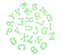 Patchs De Lettres Anglaises Colorées 5cm, 26 Pièces | For bricolage artisanat vêtements nom Patch sac cadeau décoration(COLOR-06)