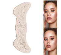 Patchs de maquillage dorés à paillettes pour le visage - Autocollants temporaires avec paillettes d'été - Pansements de maquillage professionnels avec d'eau pour hommes, amis