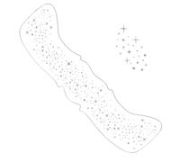 Patchs de maquillage pour le visage, patchs pour le visage - Outil de maquillage sûr et inoffensif pour les concerts, les festivals de musique, les jours de plage Paillettes de maquillage pour le
