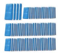 Patchs de migraine, 100 pièces de patchs refroidissement bandes soulagement des maux tête, coussinets gel frais longue durée pour adultes et enfants, 2x4, 7 pouces, bandes maux tête