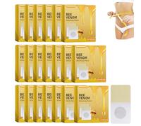 Patchs de nombril de venin d'abeille, patch de venin, patchs de venin d'abeille pour la perte de poids, Slimpatch, patchs de nombril de drainage lymphatique de venin d'abeille (20 box/200 pcs)