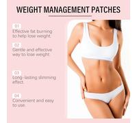 Patchs de perte de poids Slim Patch pour femmes et hommes | Ingrédients naturels avec extraits botaniques brûleurs de graisses, patch maigre ultra confortable pour toutes les peaux (2 boîtes)