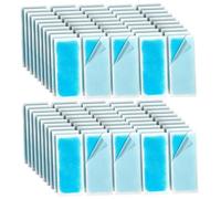 Patchs de refroidissement instantanés, paquet de glace en gel 100 pièces pour le soulagement la douleur la fièvre des maux tête Migraine insolation