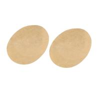 Patchs de réparation auto-adhésifs pour tissus Le Genou Ovale De Coude Corrige 4Pcs Multicolores for La Réparation Jeans Et Vêtements(Khaki)